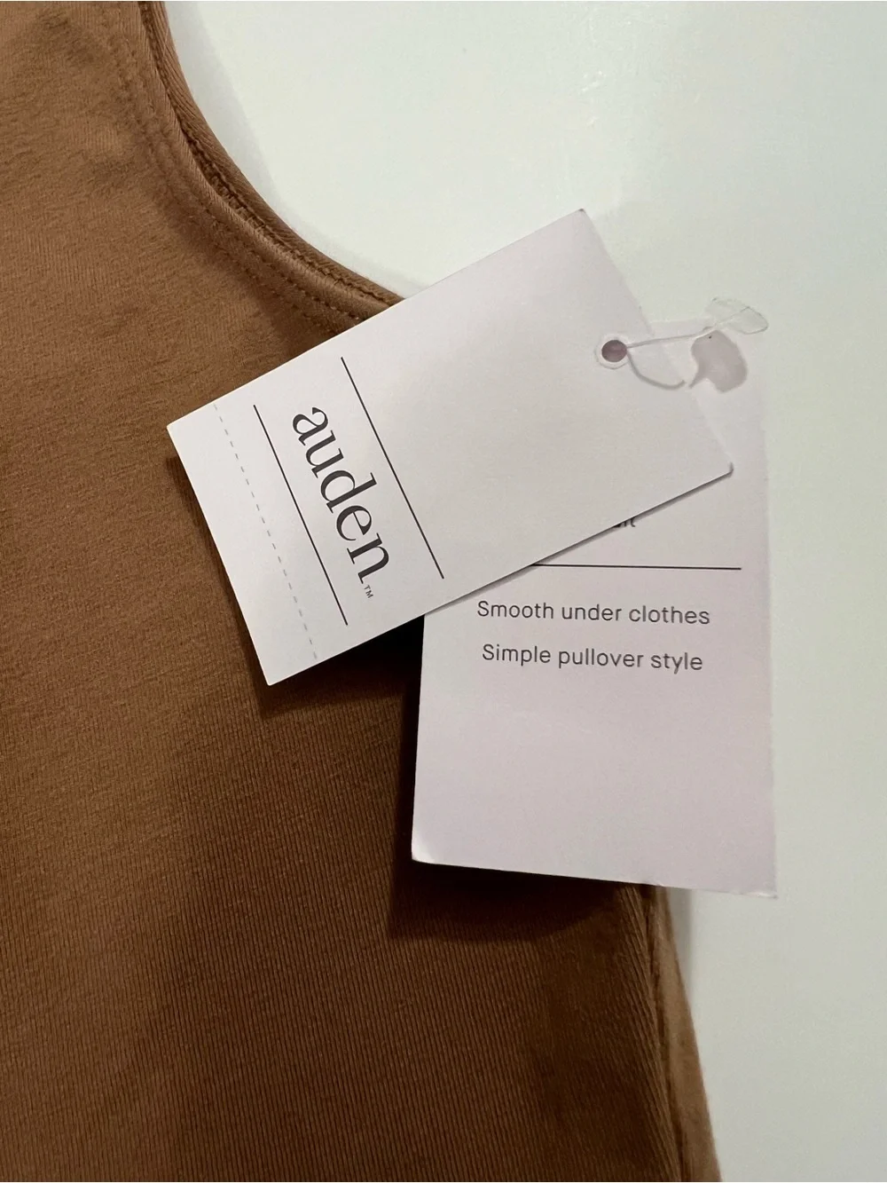 NWT Auden Tan Bodysuit XS